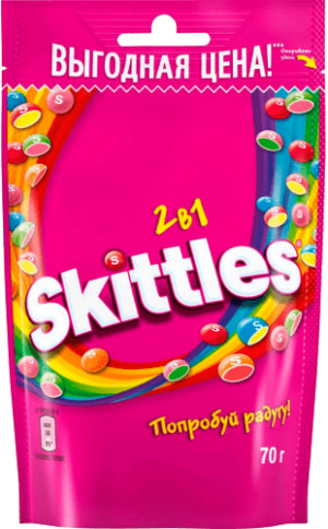 Skittles 70г 2в1