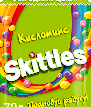 Skittles 70г Кисломикс