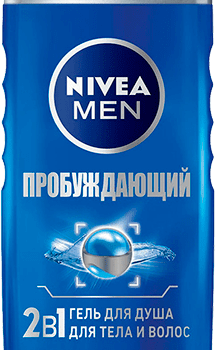 Гель для душа муж. Nivea "Пробуждающий" 250мл