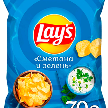 Лейз Сметана Лук 70г