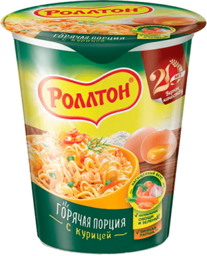 "Роллтон" Лапша 70 гр Курица Стакан