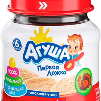 Пюре Мясные Агуша 5,5% 80г Индейка