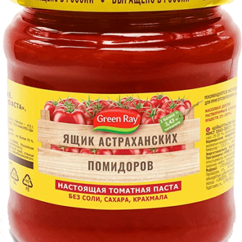 Томатная паста Ящик Астраханских помидоров с/б 0,490 гр