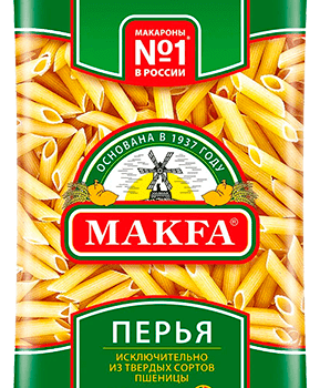 Макароны Макфа Перья 400г.