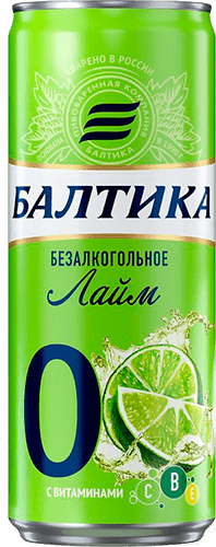 Балтика №0 Лайм Банка 0,33