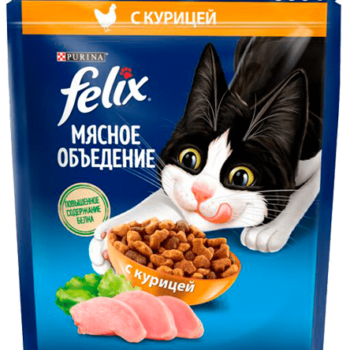 FELIX Мясное объедение Курица 600г