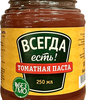 Томатная паста 0,25 стекло  Всегда есть