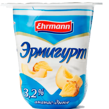 Йогурт Эр 100г 3,2% Ананас-Дыня