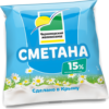 Сметана 15% 400гр., пленка, ЧЗПТ