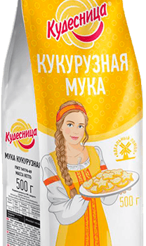 КУДЕСНИЦА Мука КУКУРУЗНАЯ 500гр/10шт, шт