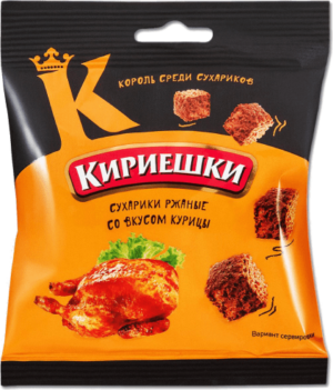 Сух.Кириешки ржан.40г Курица