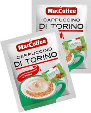 ТМ "MacCoffee" Cappuccino di Torino с корицей