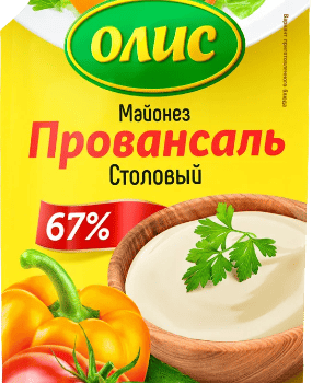 9914 Майонез ОЛИС Провансаль 67% дпак 700 мл.