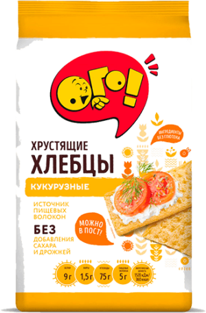 Хлебцы №015  кукурузные  "ОГО"  75гр