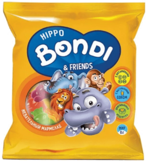 Жев.марм.HIPPO BONDI & FRIENDS с витам.70