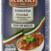 FEDERICI Томаты резаные в собственном соку с базиликом 425 мл, (ж.б.)ключ