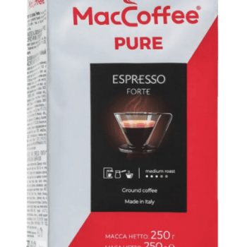 Кофе жар.мол.натур.брикет 0,250 гр ТМ "MacCoffee" PURE Espresso Forte