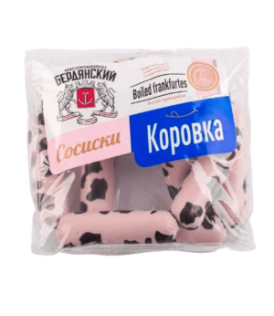 Сосиски Коровка в/с п/а (фикс.вес 0,29кг) (БМК)