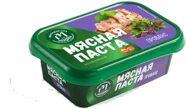 Продукт из свинины вар/рубл мясосодерж «Мясная паста Прованс», фикс.вес 0,160 кг, ТМ "Маладзечн