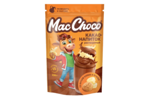 Какао-напиток растворимый MacChoco банан печенье 235г