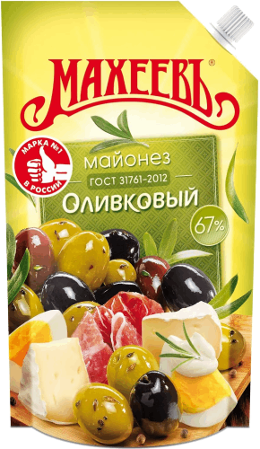 Май-з ОЛИС "Оливковый"  м.д.ж. 50,5% дой-пак 190 гр. с дозатором*20