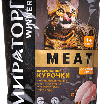 Корм для кошек Winner Meat из ароматной Курочки 300г