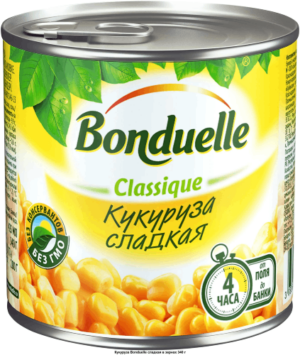 Кукуруза Bonduelle сладкая, в зернах 425мл.