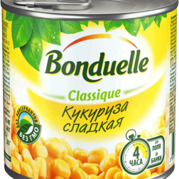 Кукуруза Bonduelle сладкая, в зернах 425мл.