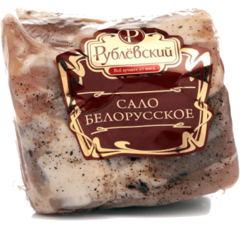 Сало «Белорусское», в/у, фикс.вес 250 гр, ТМ "Рублевский"