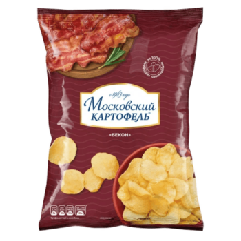 Картофель Московский хруст. со вкусом бекона 120г*16