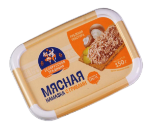 Намазка мясная "С грибами", 150гр, ТМ "Белорусская традиция", 5748