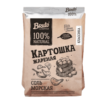 BRUTO KRAFT Картошка 60гр классика соль 1/27 6м