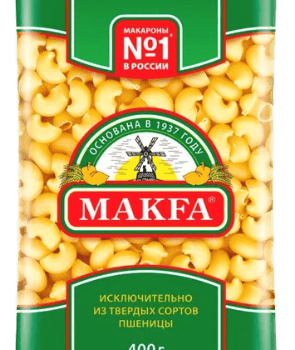 Макароны Макфа Улитки 400г.